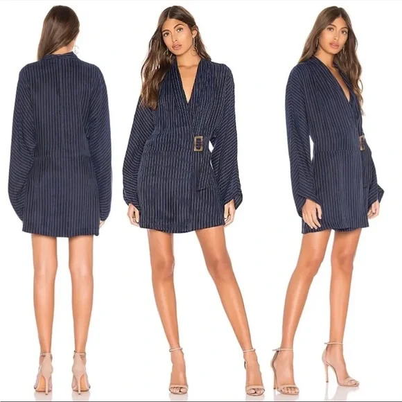 L’academie Pinstripe Mini Dress - Picture 9 of 9